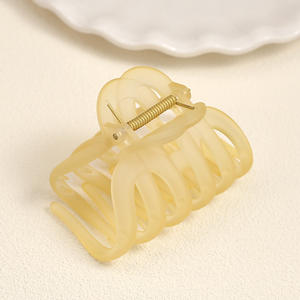 กิ๊บหนีบผมอะคริลิคใสสีเจลลี่ขนาดใหญ่ คุณภาพดี สำหรับผู้หญิงและเด็กผู้หญิง - Product Image 5