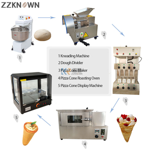Hot Bán Bánh Pizza Dây Chuyền Sản Xuất Nhào Máy Dough Divider Pizza Con Maker Rang Lò Và Hiển Thị Máy - Product Image 2