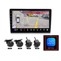 Hesida lecteur DVD de voiture Android voiture Audio 10 pouces 360 degrés fonction de vue Carplay WIFI DSP Android Auto voiture lecteur stéréo 2G + 32G