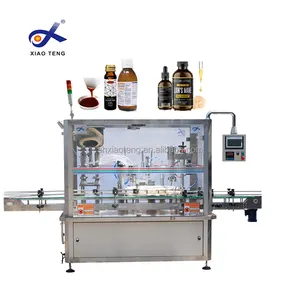 Small bottles hot liquid tea 50 500ml manual bubble liquid filling machine