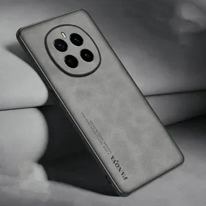 Étui de protection arrière de luxe en cuir de mouton et silicone pour Honor 400 Lite Magic 8 Pro, Coque Bumper pour Honor X9C X8C Magic7pro - Product Image 4