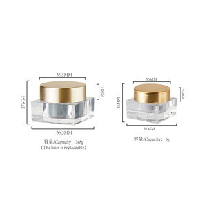 Đôi Tường Mặt Kem <span class=keywords><strong>Jar</strong></span> 5G Công Suất Rỗng Mẫu <span class=keywords><strong>Jar</strong></span> Trên Khuôn Mặt Mỹ Phẩm Di Động Container Với Vít Cap - Product Image 6