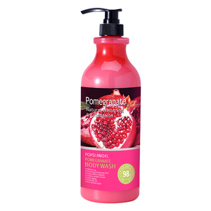 Gel de Baño Blanqueador Orgánico Nutritivo de Marca Privada 1.38L con Niacinamida, Aroma Refrescante a Granada Roja - Product Image 1