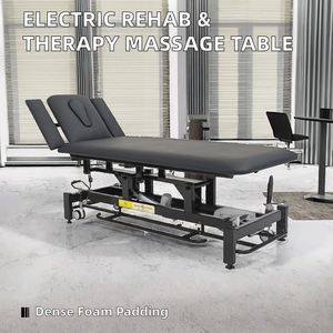 Table de thérapie manuelle ostéopathique moderne en cuir véritable électrique à 6 segments réglables avec 2 moteurs pour salle de <span class=keywords><strong>sport</strong></span> - Product Image 2
