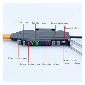 Gxsthymion Fiber Optic <b>Sensor</b> Small <b>Light</b> Spot Amplifier Type Optical <b>Sensor</b> - Product Image 2