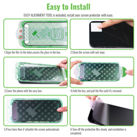 Film Hydrogel TPU Souple YCYMO pour iPhone 15 14 13 12 Series, Protection d'écran Ultra Fine Couverture Totale Anti-Rayures
