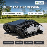 Robot Pemadam Kebakaran Anti Ledakan Beroda Rantai RC Ugv Learning Bot