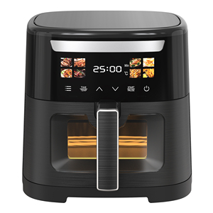 <span class=keywords><strong>Friteuse</strong></span> à air numérique 6L avec fenêtre de visualisation et technologie de chauffage double haut et bas, <span class=keywords><strong>sans</strong></span> <span class=keywords><strong>huile</strong></span>, intelligente, pour une cuisson saine et professionnelle - Product Image 2