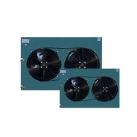Condenseur de type H à condensateur refroidi par air à deux trous 8HP équipé de 2 ensembles de ventilateurs à rotor externe (marque WEIGUANG)