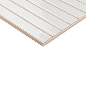 Piastrella Pretagliata Graz Bianca 35 X 35 Cm Finitura Lucida Bordi Irregolari Per Uso a Parete e Pavimento - Product Image 2