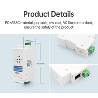 Convertisseur Ethernet vers RS485 Modbus RTU USR-DR302 DIN-RAIL prend en charge le sondage Modbus Passerelle Modbus
