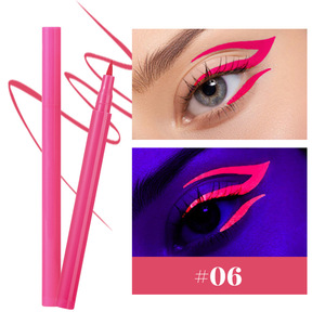 อายไลเนอร์เนื้อน้ำยูวีนีออน 10 สี ชุดสีเรืองแสงในที่มืด กันน้ำ สำหรับทาหน้าและผิวกาย รับทำโลโก้แบรนด์ส่วนตัว - Product Image 3