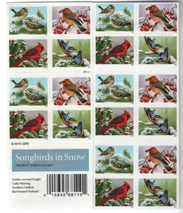 Sellos Postales <span class=keywords><strong>de</strong></span> Estados Unidos <span class=keywords><strong>de</strong></span> Animales del Bosque <span class=keywords><strong>de</strong></span> Invierno 2023 y <span class=keywords><strong>Aves</strong></span> Migratorias <span class=keywords><strong>de</strong></span> Invierno 2018, Varios Estilos, 5 Hojas <span class=keywords><strong>de</strong></span> 100 Unidades, Productos Disponibles - Product Image 5