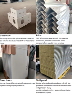 Maisons conteneurs pliables BST à prix abordable 20ft 40ft – Conteneurs modulaires préfabriqués pliables - Product Image 6