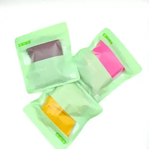 Custom Printing Wholesale Small Heat Sealable 3 Side Seal Matte Sachet Empty Coffee Tea Food Packaging Bag
