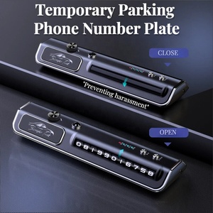Ambientador Inteligente Multifuncional para Auto con Placa de Número de Teléfono Temporal para Estacionamiento, Luz Ambiental Interior y Decoraciones para el Vehículo - Product Image 4