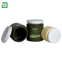 Pot en plastique HDPE pour crème pour les yeux, couleurs personnalisées OEM/ODM, couvercle à vis, origine Guangdong, taille personnalisable, conception de logo, impression sérigraphique