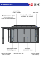 Prix des vérandas, des maisons préfabriquées en verre et des maisons en forme de dôme en verre pour extérieur