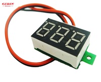 Minúsculo V32D DC voltímetro digital pantalla/luz 5V/12V/24V Panel Digital medidor de voltaje Placa de módulo LED rojo