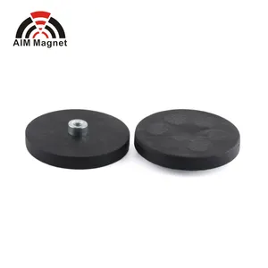 16 Years Experience Strong D66 Rubber Coated Pot Magnet