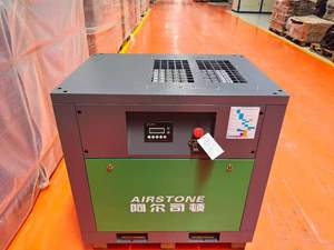 AIRSTONE 7.5kw 10hp enerji tasarrufu sabit hız döner vidalı hava kompresörü endüstriyel makineler - Product Image 2