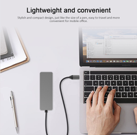 Nouveau Hub USB-C 5-en-1 H09b USB-A avec 4 ports USB 3.0, USB 2.0 et alimentation 100W pour Anker et HP, fabriqué en usine (ODM/OEM)