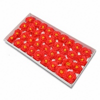 Fleur artificielle de camélia de haute qualité de 6 cm, tête de camélia décorative pour bouquets de fleurs, cadeau pour la fête de Thanksgiving