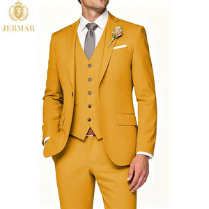 Costume 3 Pièces Classique Noir Respirant pour Homme, Coupe Slim Sur Mesure, Idéal pour Mariage, Cérémonie Religieuse, OEM/ODM - Product Image 3