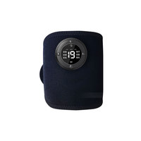 Masseur de pieds et de mollets EMS, masseur de pieds rechargeable, masseur corporel avec 6 modes et 3 réglages de chaleur