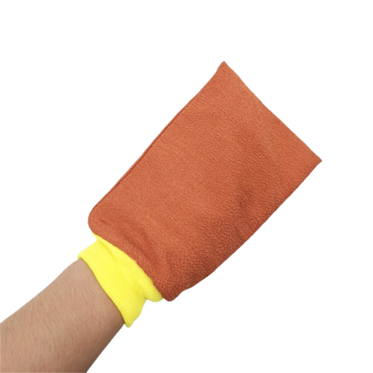 Упаковка по индивидуальному заказу поставки одним движением пальца Мочалка для удаления омертвевшей кожи отшелушивающий Ванна перчатки для мытья волшебные перчатки оптом