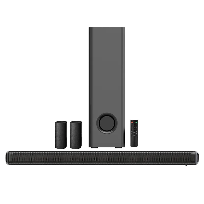 Speaker soundbar tv 5.1, sistem suara Bar kawat, speaker Audio soundbar untuk teater rumah bluetooth