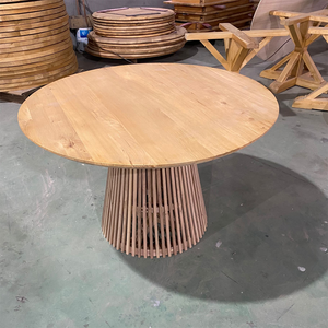 <span class=keywords><strong>Location</strong></span> de table ronde de mariage en bois d'orme massif - Product Image 1