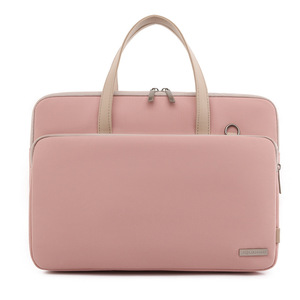 Sac à bandoulière léger en nylon pour ordinateur portable, sacoche étanche en tissu Oxford antichoc, sac à main color block Macaron, nouveau modèle, sacoche fine pour ordinateur portable - Product Image 3