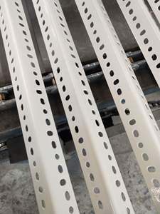 Étagère à angles rainurés à assembler, revêtement coloré abordable, <span class=keywords><strong>acier</strong></span> à angles rainurés - Product Image 4