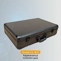 Boîte à outils portable en aluminium personnalisée OEM/ODM, étanche et antichoc, durable, pour le stockage de matériel DJ