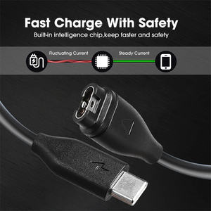 Kabel Pengisi Daya Smartwatch untuk <span class=keywords><strong>Garmin</strong></span> Forerunner 570 970 Kabel Pengisi Daya untuk <span class=keywords><strong>Garmin</strong></span> <span class=keywords><strong>Fenix</strong></span> 8 7 6 5 Venu X1 4 <span class=keywords><strong>3</strong></span> Watch - Product Image 6