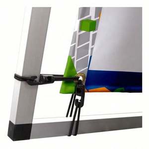 Aluminum Outdoor Double Display Stand Portable Lightweight Advertising Portable Retractable a <b>Frame</b> Banner - Product Image 2