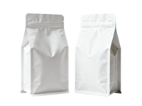 Sachet refermable à fond plat pour grains de café, noir mat avec impression dorée, pour Arabica torréfié moyen de spécialité, 1 kg, emballage de détail
