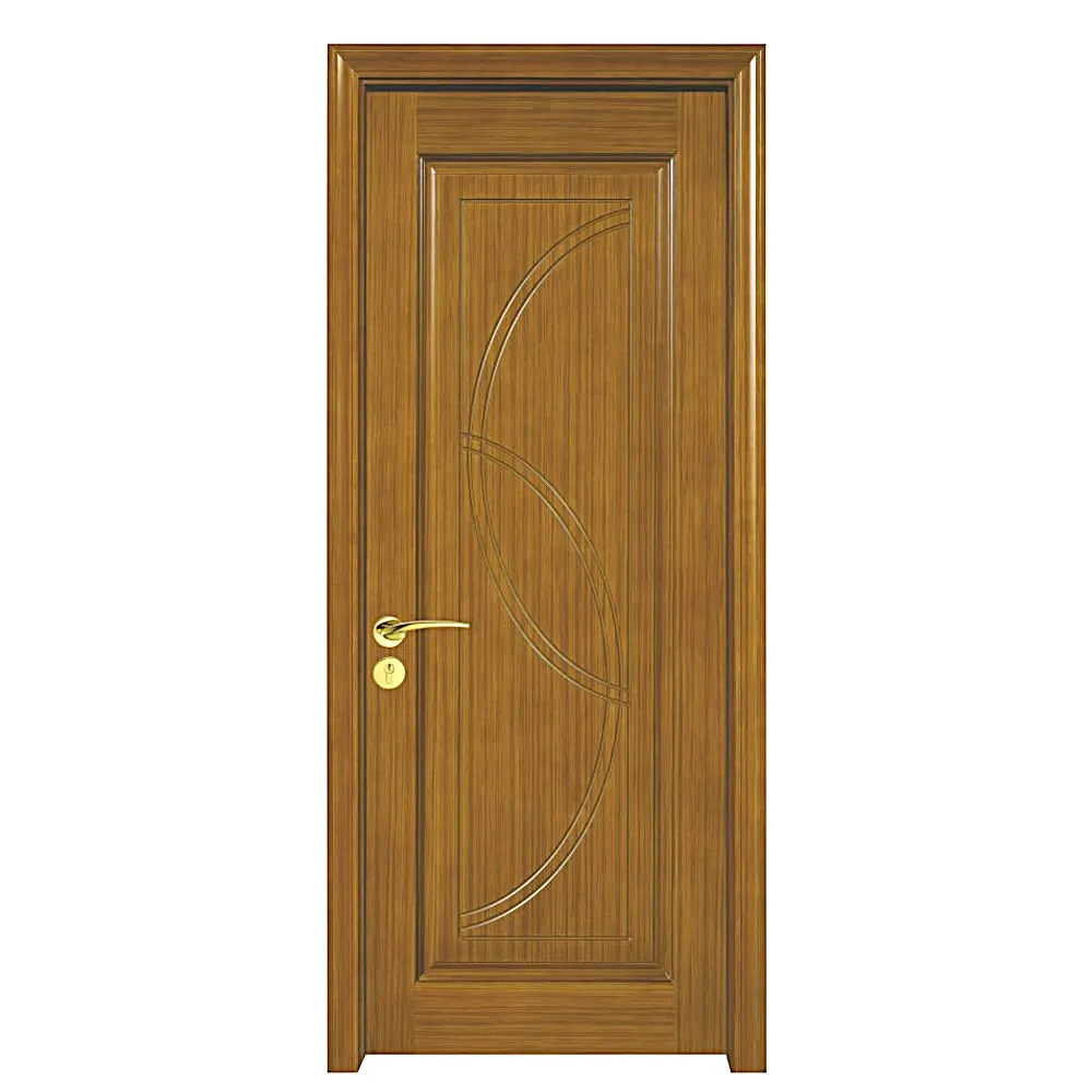 Set pintu interior dan bingkai dapur, pintu ayun tunggal desain komersial pintu kayu