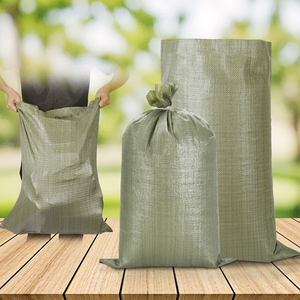 RUIQI 耐用型 43g/<span class=keywords><strong>m</strong></span> 再生聚丙烯编织袋 小型中型防洪救灾沙袋 - Product Image 1