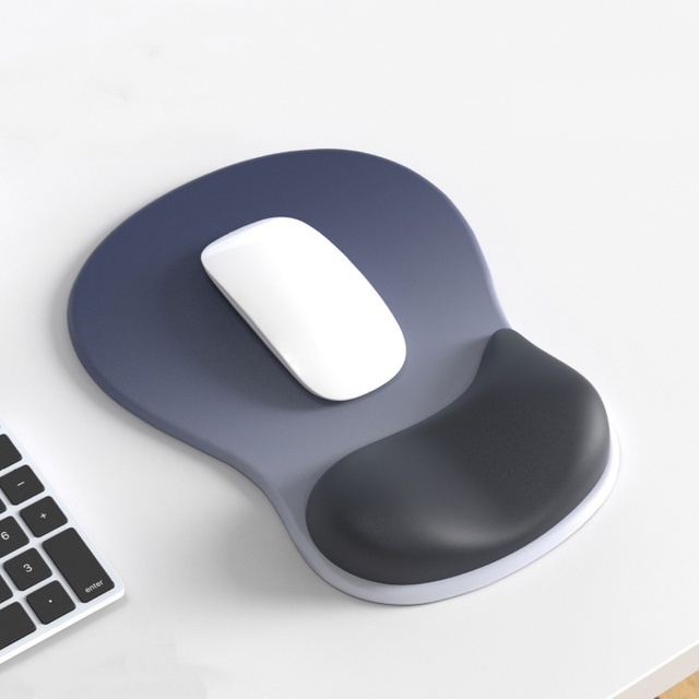 Manufacturer OEM Ergonomic Silicone+PU Gel Wrist Rest Mouse Pad with Cartoon Design Comfort Wrist Support for Office & Home Use