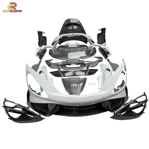 ชุดแต่งตัวถังรถยนต์คาร์บอนไฟเบอร์แบบกึ่งแห้งสไตล์ 765LT พร้อมกันชน สปอยเลอร์ ฝากระโปรง ท่อไอเสีย สำหรับ Mclaren 720s Coupe Spider - Product Image 1