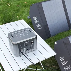 Powkey 80000mAh batterie au lithium rechargeable 300W station d'énergie portable générateur de système solaire pour les sorties