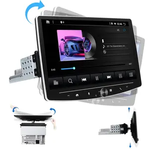 Jmance 10 Inch Touchscreen Enkele Din Auto Radio 2 + 32Gb 2 + 64Gb Dsp Android Auto Carplay Gps Navigator Dvd-Speler