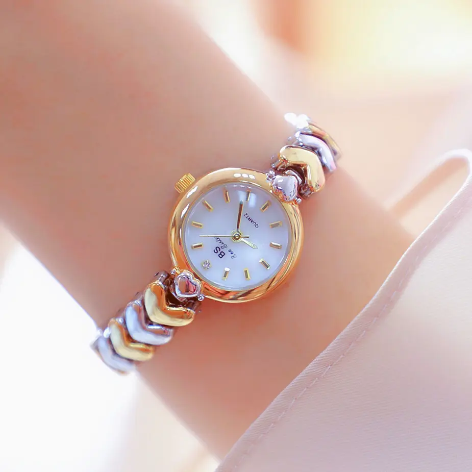 FA1666 BS Watches For Women Luxury Fashion Bracelet Love Steel Band Quartz Girls Watch Wholesale Female Clock