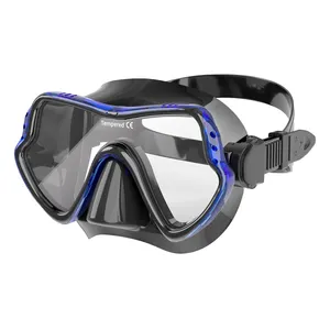 <span class=keywords><strong>Masque</strong></span> de plongée sportive sous-marine Lentille en verre trempé Plongée en apnée Plongée en apnée transparente <span class=keywords><strong>Masque</strong></span> de plongée en apnée pour adulte - Product Image 2