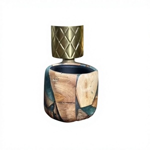 Quemador de Incienso de Resina de Sándalo Grand Aura, Quemador de Bakhoor Hecho a Mano de Alta Gama, Fragancia Natural Religiosa para el Hogar, Decoración Festiva para Interiores - Product Image 1