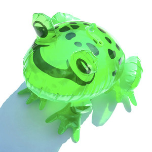 Rana Gonfiabile in Plastica Famosa su Internet, con Ventilatore e Luci, Piccola Rana Luminosa per Piscina, Venduta nelle Bancarelle dei Mercati Notturni - Product Image 5