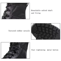 Bottes tactiques de sécurité pour hommes imperméables personnalisables en gros