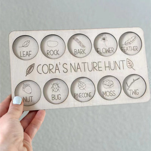 Personnalisé Nouveau Cadeau <span class=keywords><strong>de</strong></span> chasse au trésor nature personnalisé Plaque <span class=keywords><strong>de</strong></span> chasse au trésor nature en bois créative - Product Image 6